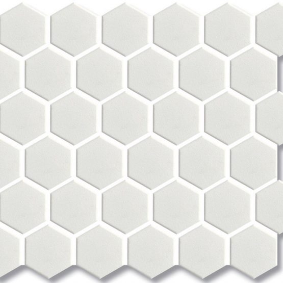 ST-20  CHX WHT51M Hexagon Mosaic 51mm WHITE MATT
