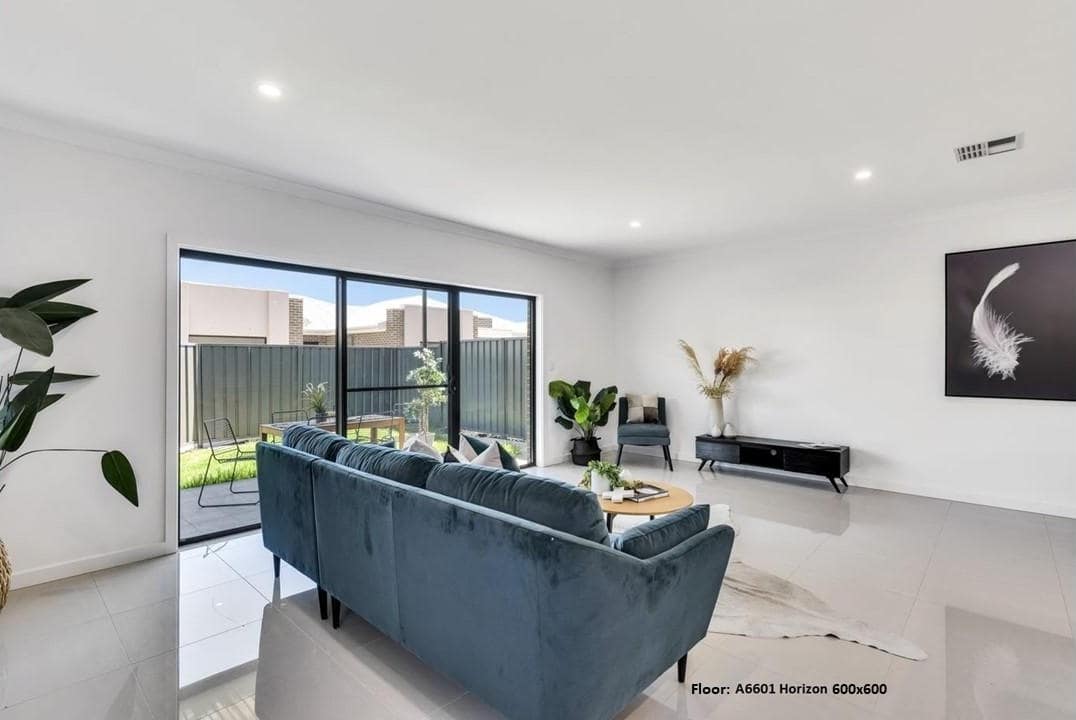 Adelaide showroom with tiles display